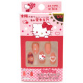 Japan Sanrio Color Changing Press on Nail - Hello Kitty : Orange Pink - 1