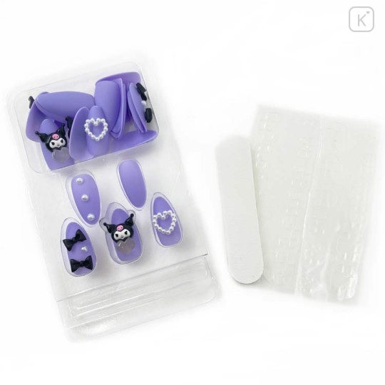 Japan Sanrio Color Changing Press on Nail - Kuromi - 2