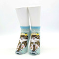 Japan Mofusand Ankle Socks - Cat : Parfait Mint Fruit - 2