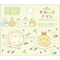 Japan San-X Rotating Memo Clip Stand Set - Sumikko Gurashi : Raccoon Tanuki Round Restaurant Neko & Ebifurai no Shippo - 1