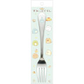 Japan San-X Stainless Steel Fork - Sumikko Gurashi : Raccoon Tanuki Round Restaurant Tokage - 1