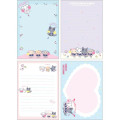 Japan San-X A6 Notepad - Cheer Cheer Lambs : Let's Go! Shake! Cheer Up! Blue - 2