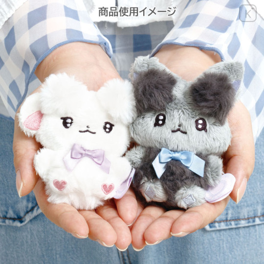 Japan San-X Tenori Plush (SS) - Cheer Cheer Lambs : Let's Go! Shake! Cheer Up! Ramu Face White - 2