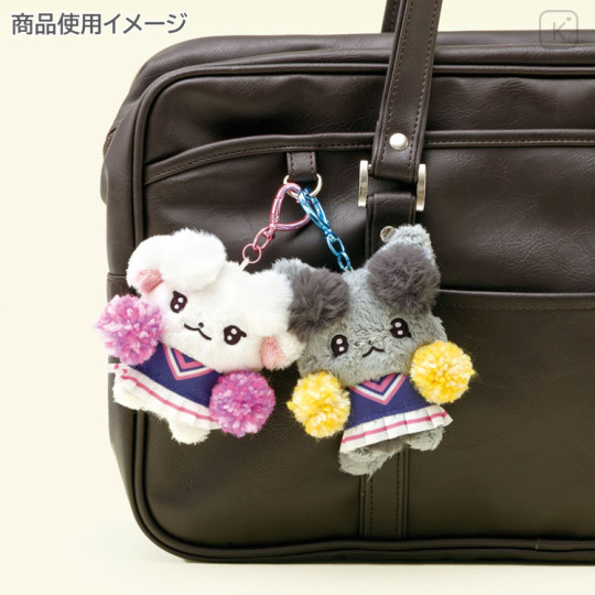 Japan San-X Hanging Plush - Cheer Cheer Lambs : Let's Go! Shake! Cheer Up! Ramu White - 2