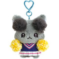 Japan San-X Hanging Plush - Cheer Cheer Lambs : Let's Go! Shake! Cheer Up! Uryufu Grey - 1