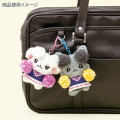 Japan San-X Hanging Plush - Cheer Cheer Lambs : Let's Go! Shake! Cheer Up! Uryufu Grey - 2