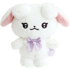 Japan San-X Plush Toy - Rilakkuma : Let's Go! Shake! Cheer Up! Ramu White