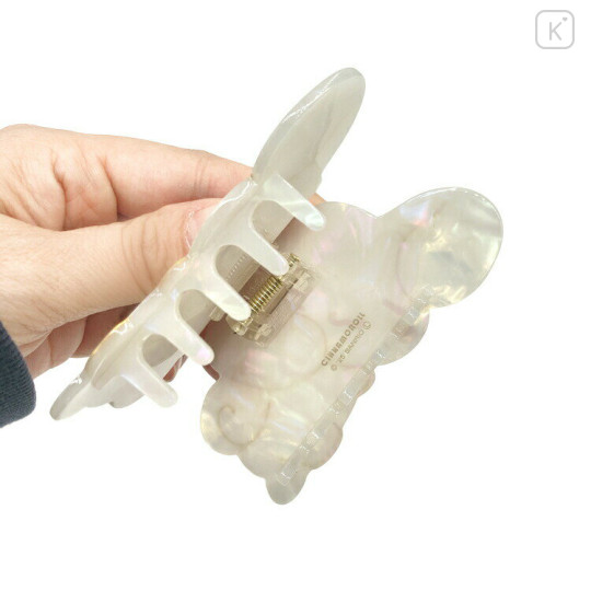 Japan Sanrio Hair Claw Clip - Cinnamoroll : Baby Pink Shell Holographic - 3