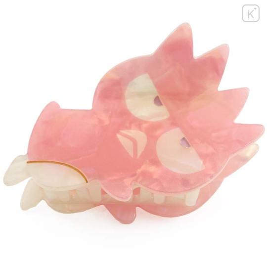 Japan Sanrio Hair Claw Clip - Badtz-maru : Baby Pink Shell Holographic - 2
