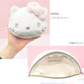 Japan Sanrio Face-shaped Pouch - Kuromi : Baby Pink - 4