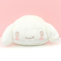 Japan Sanrio Face-shaped Pouch - Cinnamoroll : Baby Pink