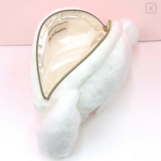 Japan Sanrio Face-shaped Pouch - Cinnamoroll : Baby Pink - 3