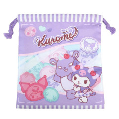 Japan Sanrio Drawstring Bag - Kuromi : Candy Gummy
