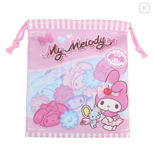 Japan Sanrio Drawstring Bag - My Melody : Candy Gummy - 1