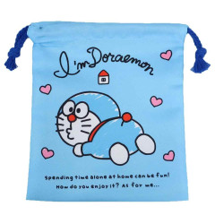 Japan Doraemon Drawstring Bag - Doraemon : Relax