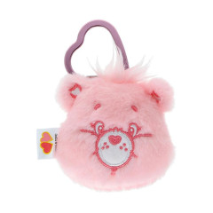 Japan Care Bears Plush Mirror - Love A Lot Bear Heart Carabiner