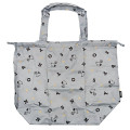 Japan Peanuts × Chou Chou Poche Water-Resistant Reusable Bag & Waterproof Bag Cover - Snoopy : Grey - 1