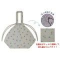 Japan Peanuts × Chou Chou Poche Water-Resistant Reusable Bag & Waterproof Bag Cover - Snoopy : Grey - 2