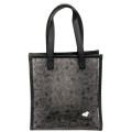 Japan Peanuts × Chou Chou Poche Mini Mesh Tote Bag - Snoopy : Face Black - 1