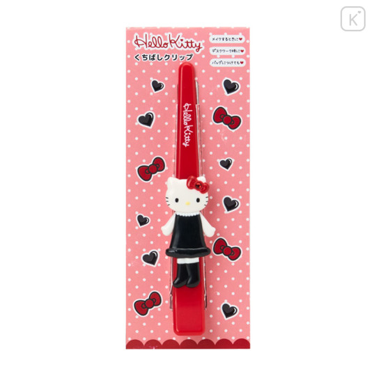 Japan Sanrio Beak Clip - Hello Kitty : Red - 2