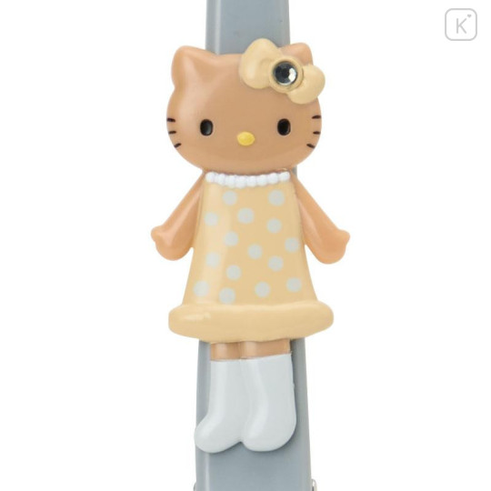 Japan Sanrio Beak Clip - Hello Kitty : Gray - 4