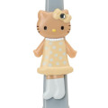 Japan Sanrio Beak Clip - Hello Kitty : Gray - 4