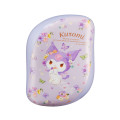 Japan Sanrio Tangle Teezer Hair Care Brush Compact Styler - Kuromi : Flower Party - 2