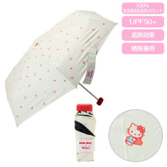 Japan Sanrio Wpc. Mini Folding Umbrella - Hello Kitty : Heart