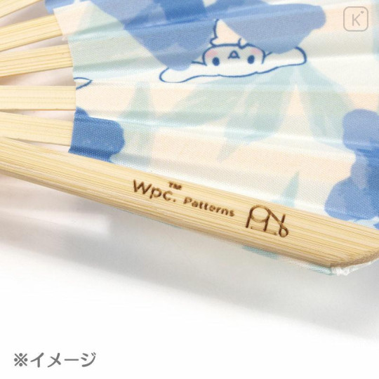 Japan Sanrio Wpc. Bamboo Fan with Gift Box - Hello Kitty - 5