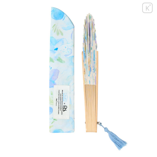 Japan Sanrio Wpc. Bamboo Fan with Gift Box - Cinnamoroll - 2