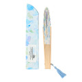 Japan Sanrio Wpc. Bamboo Fan with Gift Box - Cinnamoroll - 2
