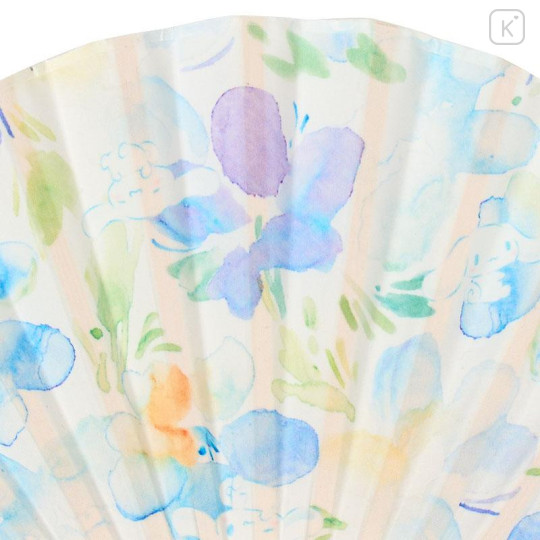 Japan Sanrio Wpc. Bamboo Fan with Gift Box - Cinnamoroll - 4