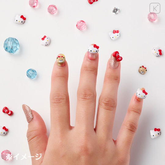 Japan Sanrio Character Parts Nails - Hello Kitty - 3
