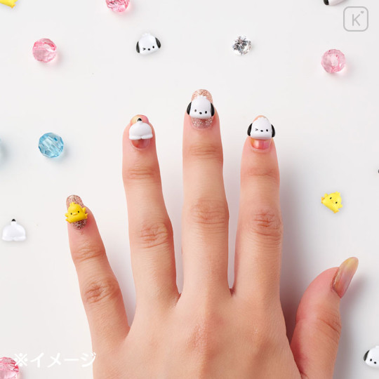 Japan Sanrio Character Parts Nails - Pochacco - 3