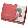 Japan Monchhichi Clasp Trifold Wallet - Red - 1