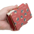 Japan Monchhichi Clasp Trifold Wallet - Red - 2