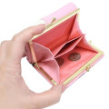 Japan Monchhichi Clasp Trifold Wallet - Pink - 5