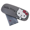 Japan Sanrio Glasses Case - Hello Kitty : Monochrome Black - 1