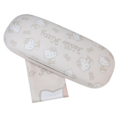 Japan Sanrio Glasses Case - Hello Kitty : Monochrome Beige