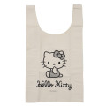 Japan Sanrio Eco Bag - Hello Kitty : Monochrome - 1