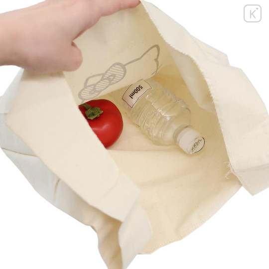 Japan Sanrio Eco Bag - Hello Kitty : Monochrome - 3