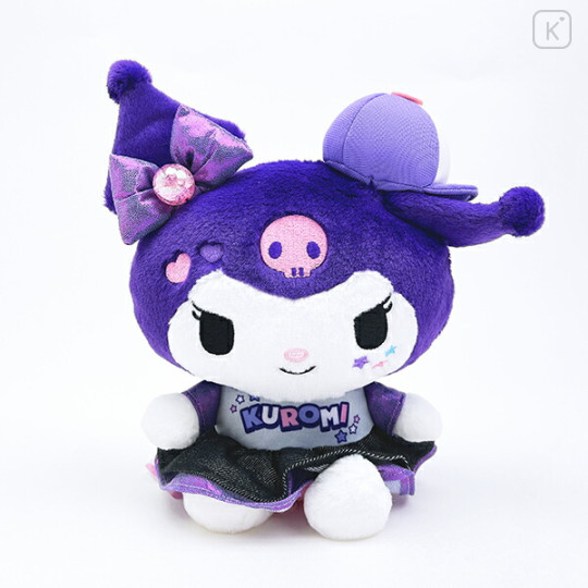 Japan Sanrio Plush Toy (S) - Kuromi : Vivid Color Y2K - 1