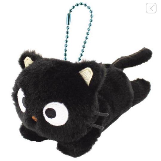 Japan Sanrio Mascot Holder - Chococat : Pet a Cat on Knee - 1