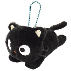 Japan Sanrio Mascot Holder - Chococat : Pet a Cat on Knee