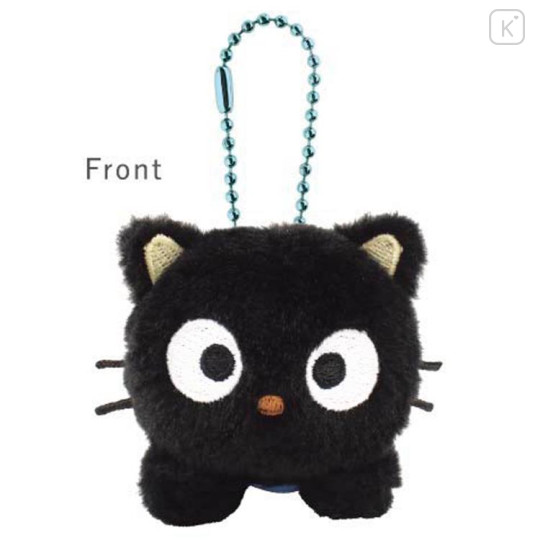 Japan Sanrio Mascot Holder - Chococat : Pet a Cat on Knee - 2