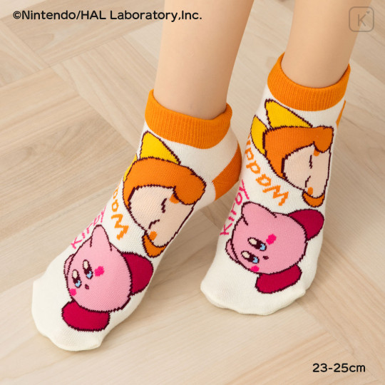 Japan Kirby Sneaker Socks - Kirby & Waddle Dee - 1