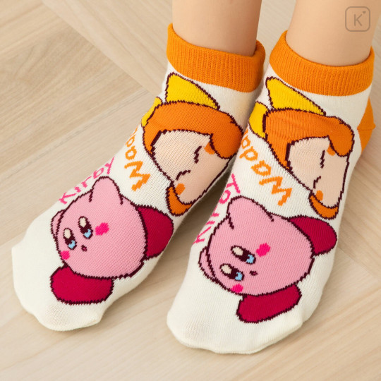 Japan Kirby Sneaker Socks - Kirby & Waddle Dee - 3