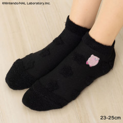 Japan Kirby Embroidered Sneaker Socks - Kirby : Black