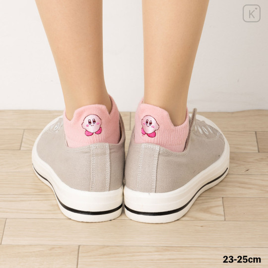 Japan Kirby Embroidered Sneaker Socks - Kirby - 1