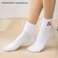 Japan Kirby Embroidered Low Crew Socks - Kirby : White - 1